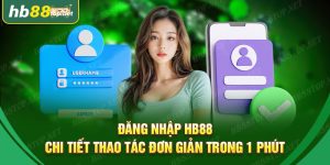 Đăng Nhập Hb88 - Chi Tiết Thao Tác Đơn Giản Trong 1 Phút