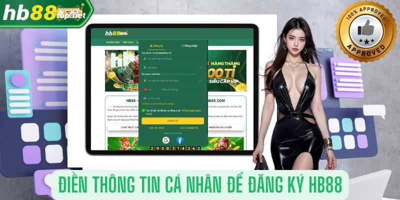 Những thông tin mà đơn vị yêu cầu người chơi cung cấp để đăng ký HB88